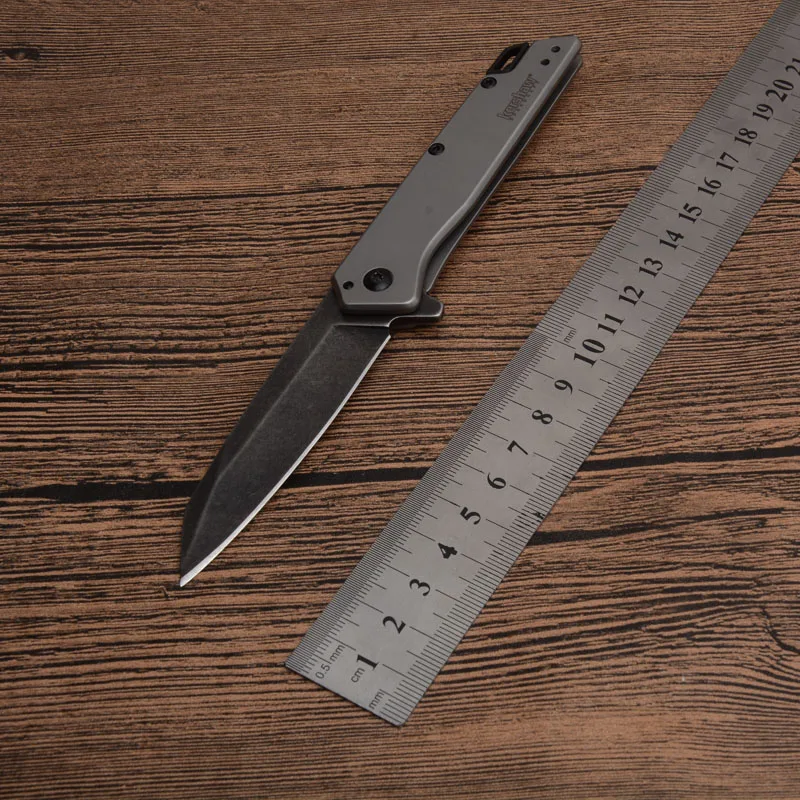 

Kershaw 1365 folding pocket camping knife 8cr13mov Blade aviation aluminum Handle hunting survival outdoor knives EDC tools