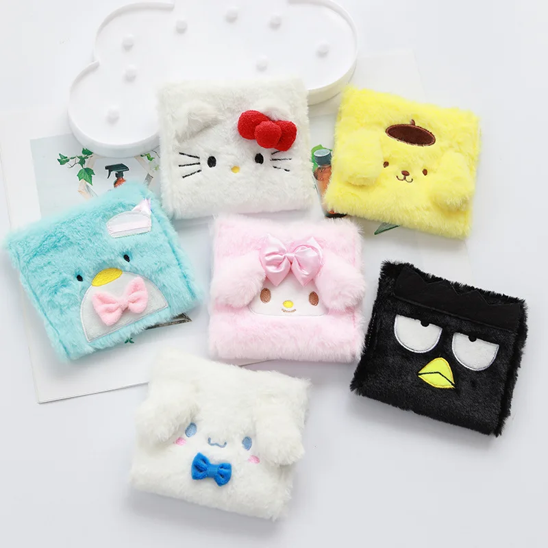 

Kawaii Sanriod Anime Peripheral Series Mymelody Kuromi Kitty Cinnamoroll Menstrual Bag Sanitary Napkin Storage Bag Girl Gift