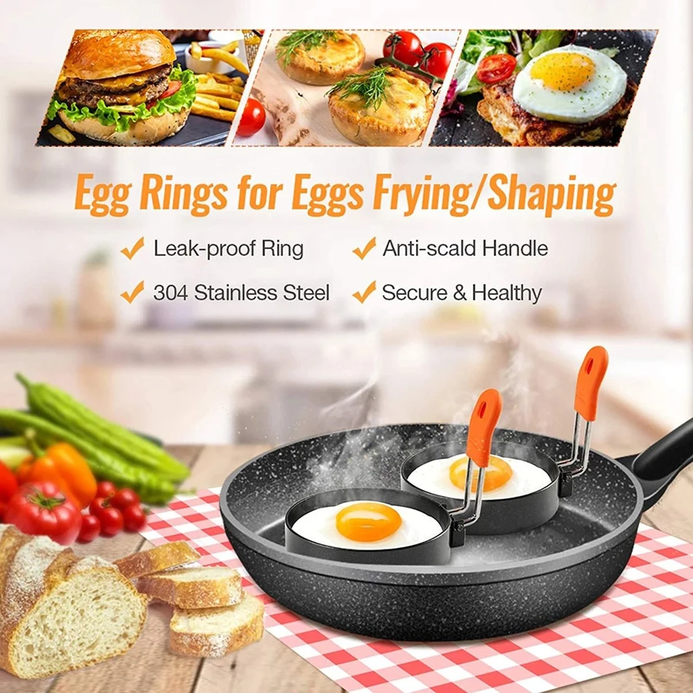 

UFO STYLE Metal Fried Egg Pancake Ring Omelette Fried Egg Round Shaper Eggs Mold For Cooking Breakfast Pan Oven Kitchen