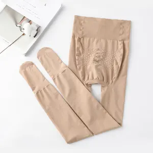 Колготки женские, плотные, мягкие, однотонные, с высокой талией, эластичные колготки