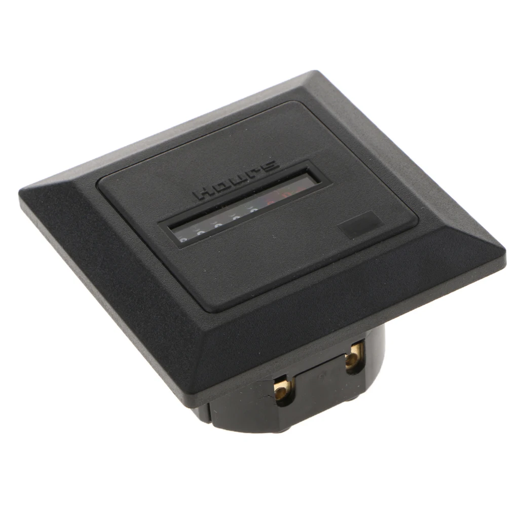 Цифровой счетчик часов без сброса с кварцевым запечатыванием 0 3 Вт 220-240 В | Дом и