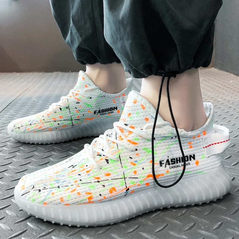 2021 New Style Men Running Shoes Outdoor Sports Shoes Breathable Lightweight Sneakers Comfortable Jogging Training Shoes