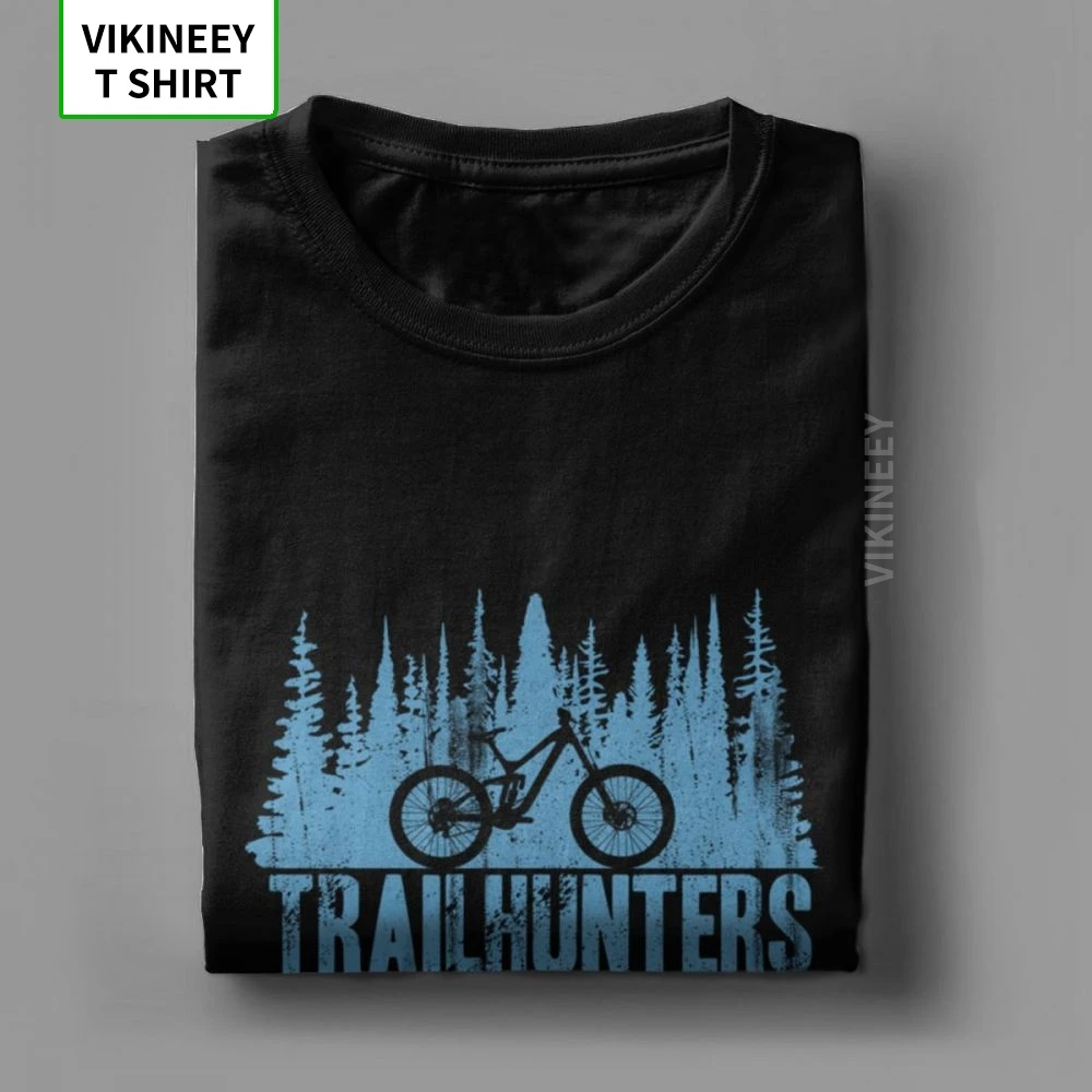 Trailhunters MTB футболки горный велосипед в винтажном стиле Футболка с коротким