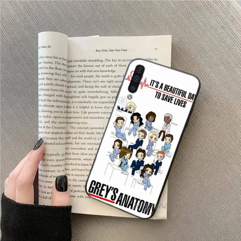

American TV Greys Anatomy Phone Cases For Samsung galaxy S note 7 8 9 10 20 fe edge A 6 10 20 30 50 51 70 lite plus Shell Cover
