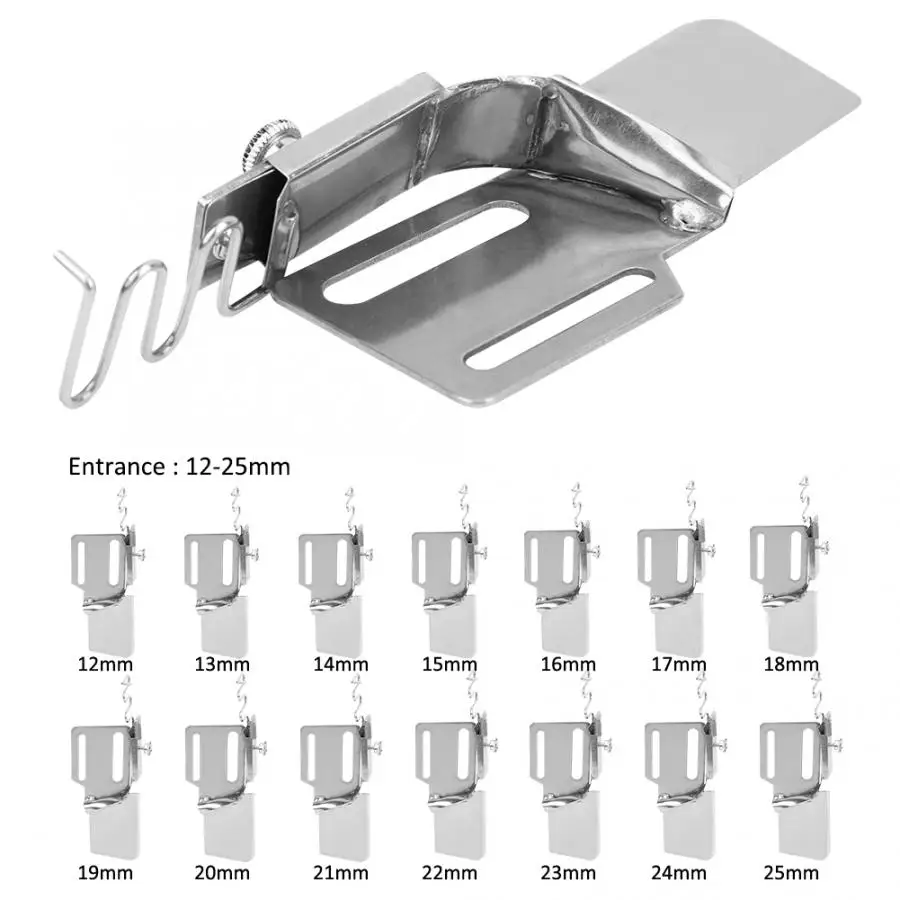Резиновая окантовка металлический Регулируемый эластичный одноигольный
