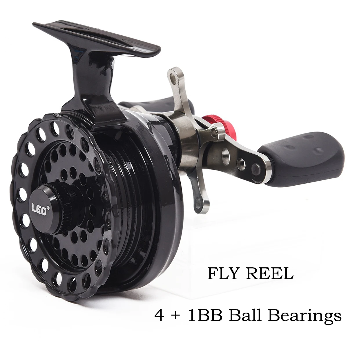 

Fly Fishing Reel 4 + 1BB 2.6:1 65MM Wheels ABS Aluminum Alloy Fly Fishing Reel High Foot Fishing Reels Fishing Reel Wheel Pesca