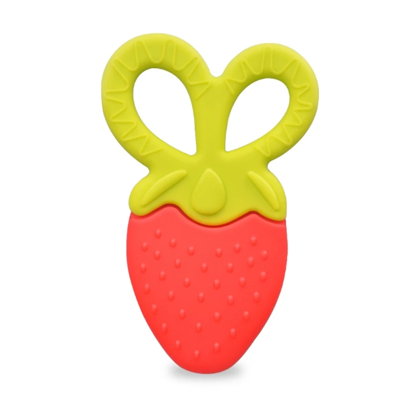 

Baby Silicone Teething Toy Soft Sensory BPA Free Natural Silicone Teethers Toy Molar Teeth Soother (4 Pack)