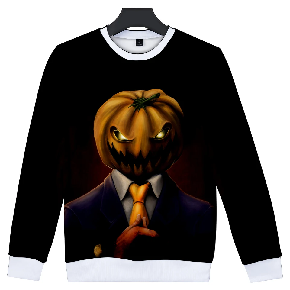 3D Толстовка с капюшоном и лицом тыквы на Хэллоуин для женщин/мужчин горячая