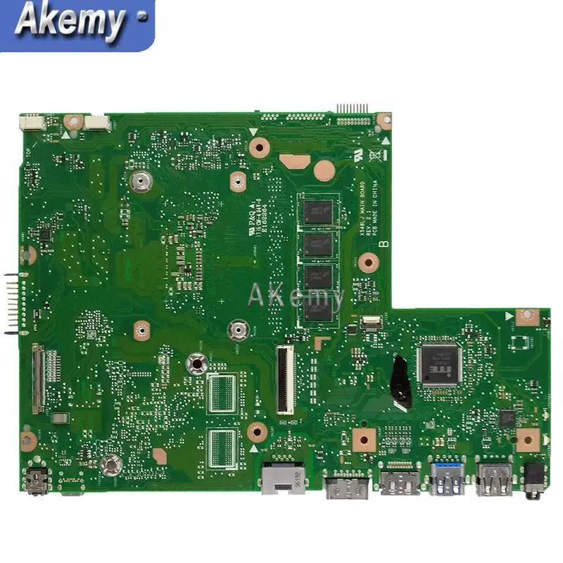 Akemy X540LJ X540LA материнская плата для ноутбука ASUS X540LJ X540LA X540L F540L X540 Тесты оригинальная материнская плата 4G-RAM I3-4005U