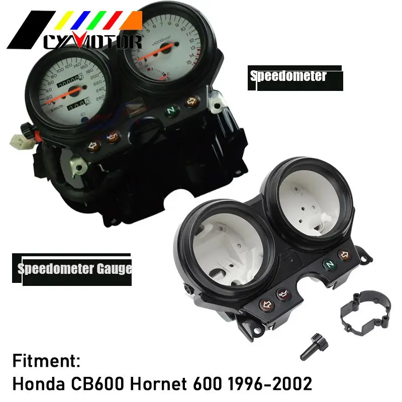 Мотоцикл спидометр приборной панели Тахометр дисплей датчики для HONDA CB600 Hornet 600 1996