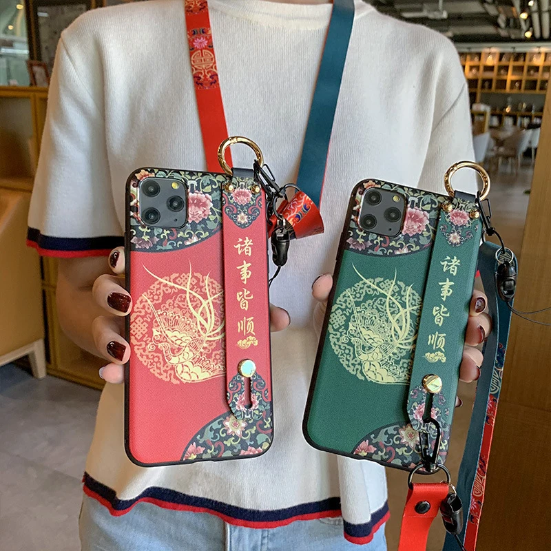 

3D Embossed Phone Case for Xiaomi Redmi POCO X2 F2 Pro Note 7 8 9 Pro 8T 7A 8A 10 9 8 Lite 9T 9Tpro Soft Wrist Matte Phone Cases