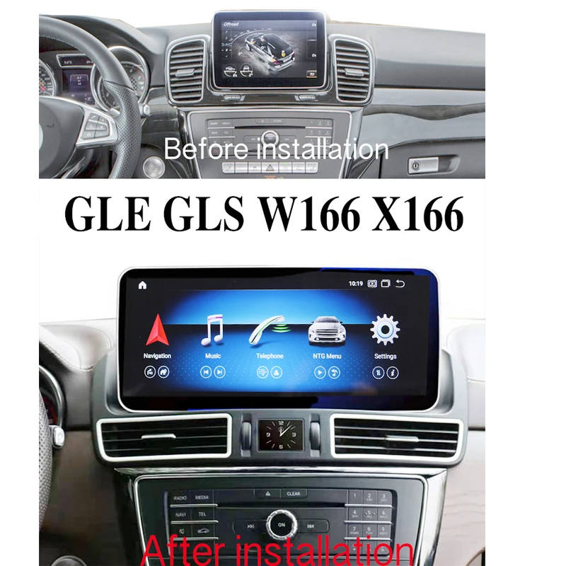 

For Mercedes Benz GL 350 450 550 63 MB X166 NTG 2013~2015 Car Multimedia GPS Audio Radio 12.3 Screen CarPlay TPMS Navigation