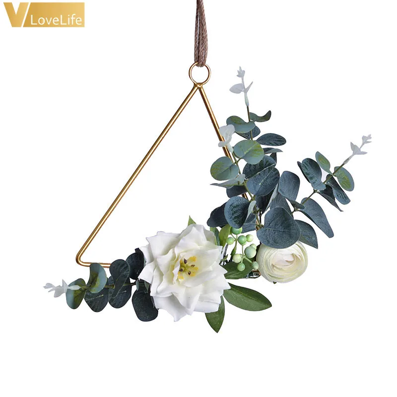 Цветочная Гирлянда деревенский венок Винтаж принадлежности для украшения