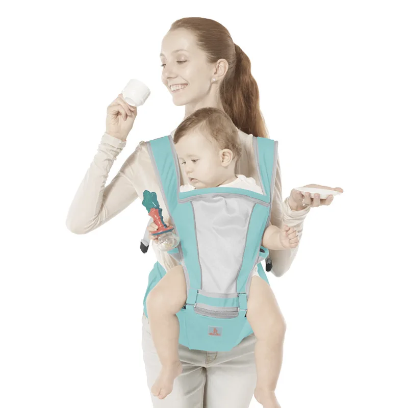New summer baby sling multifunctional breathable waist stool 6-36 months baby holding artifact is convenient simple and safe