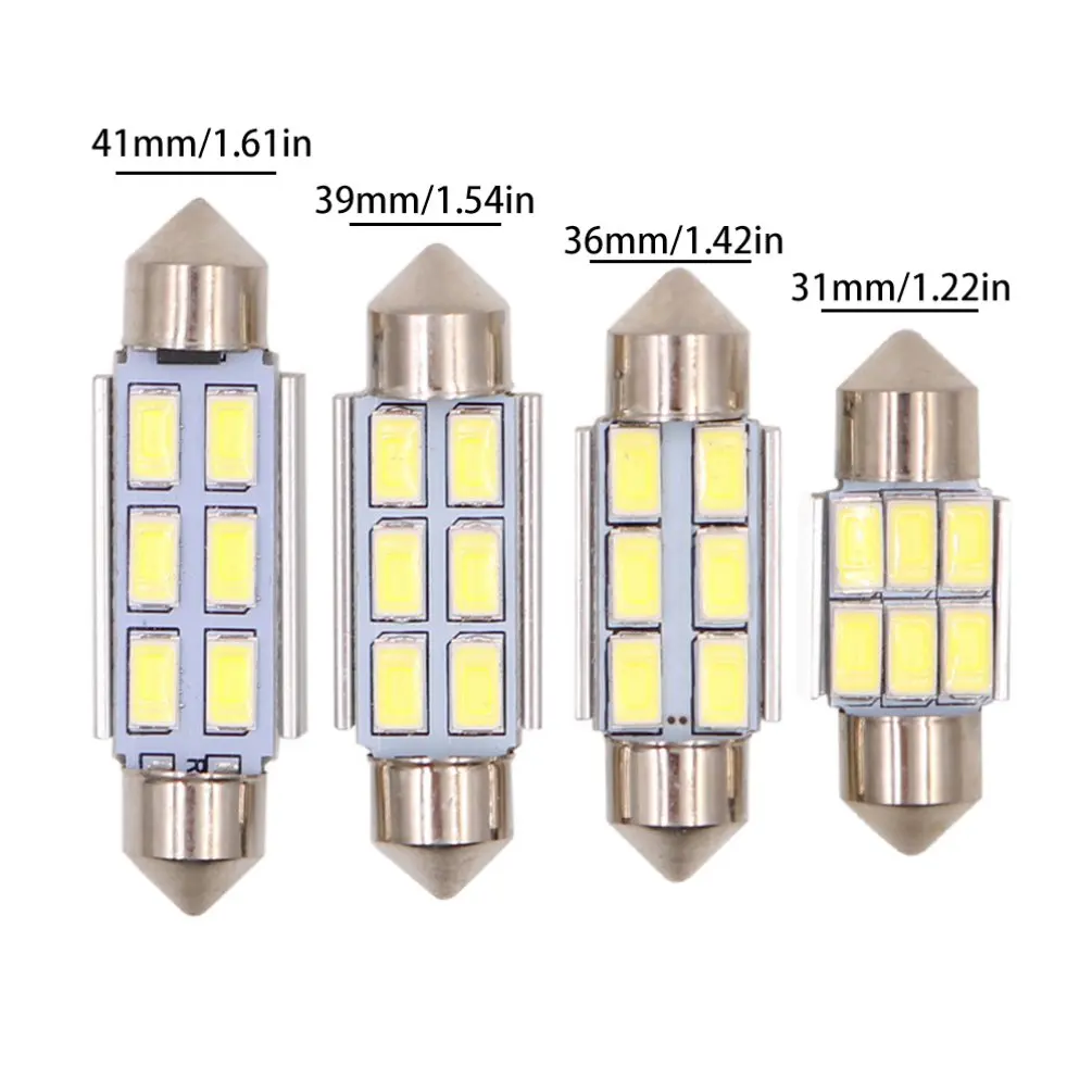 

Car Reading Lights Led Interior Lights In-car Lights Trunk Lights License Plate Lights Roof Lights Double Pointed White