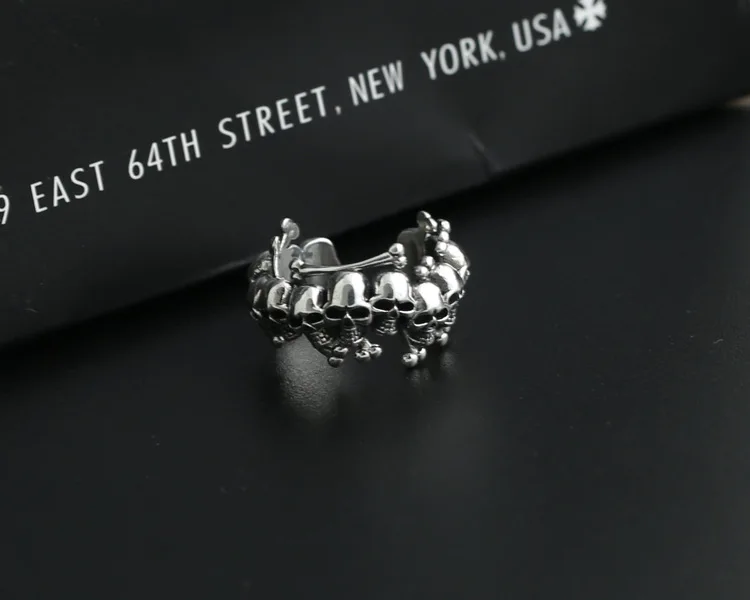 Мужское Открытое кольцо из серебра 2018 пробы в стиле ретро | Украшения и