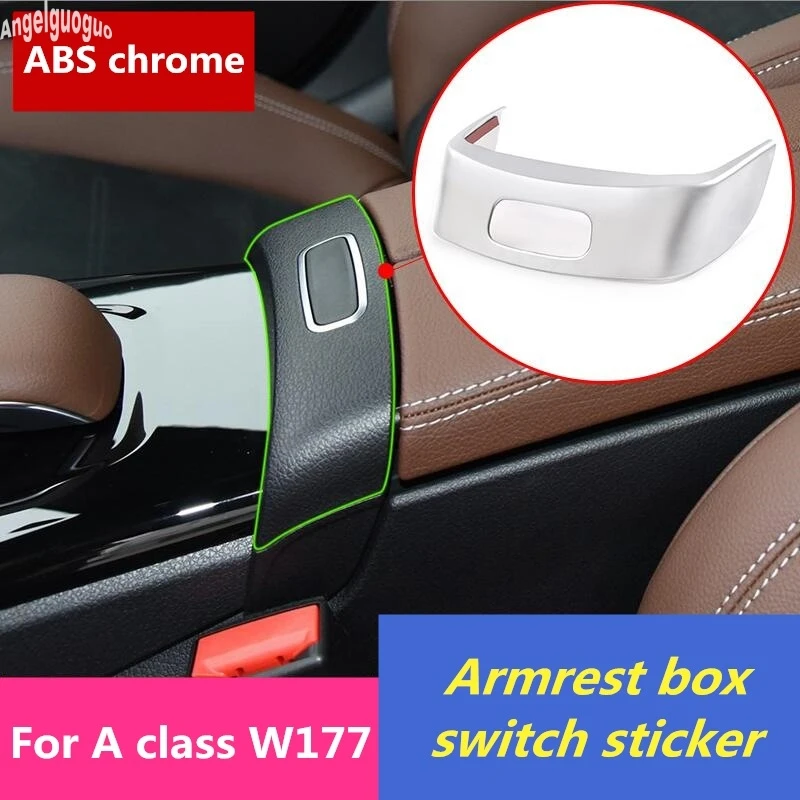 Стикер для Mercedes Benz A class W177 2019-21 ABS В Хромированном стиле наклейка на автомобиль