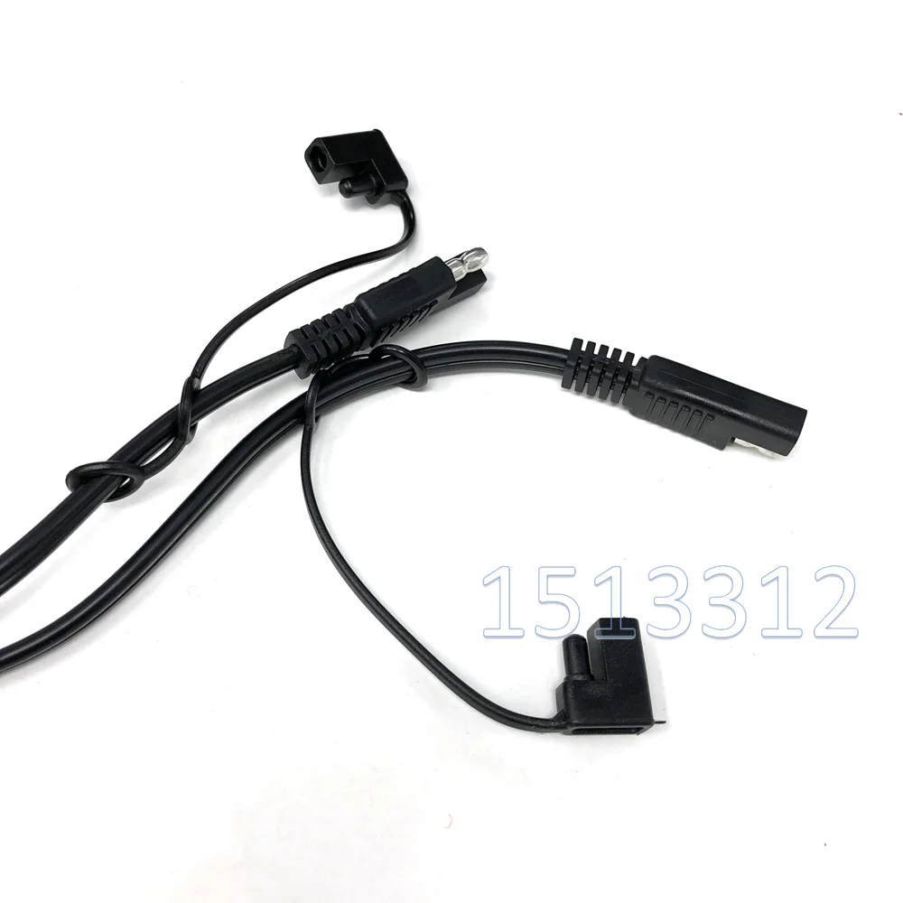 12V Sae to Connector Plug 180CM Quick Disconnect Harness For Motorcycle Automotive Power Extension Cable 18 AWG Dust Cap |