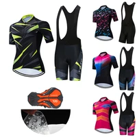 2022 summer cycling clothing women sport suit female bike jersey set bib shorts mtb uniform bicycle clothes skinsuit kit dress