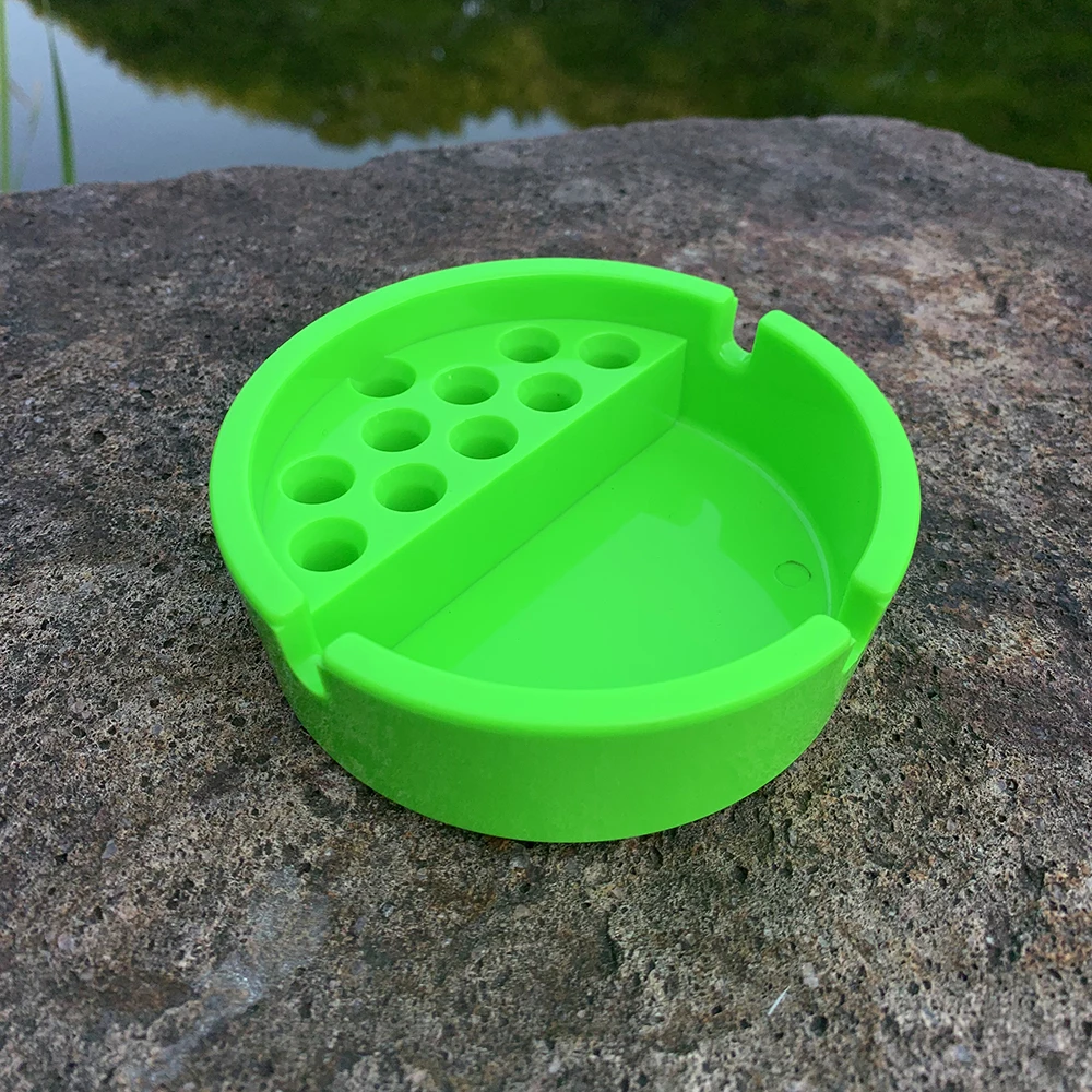 HORNET ABS Plastic Cigarette Smoking Cup Ashtray With 10pcs Ash Holder Snuff Storage Hole Car Smoke | Дом и сад