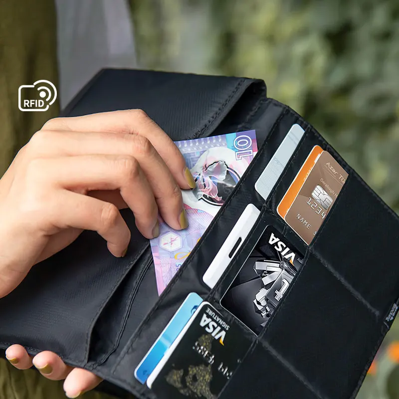Сумка-кошелек на пояс, с защитой от кражи, RFID от AliExpress WW