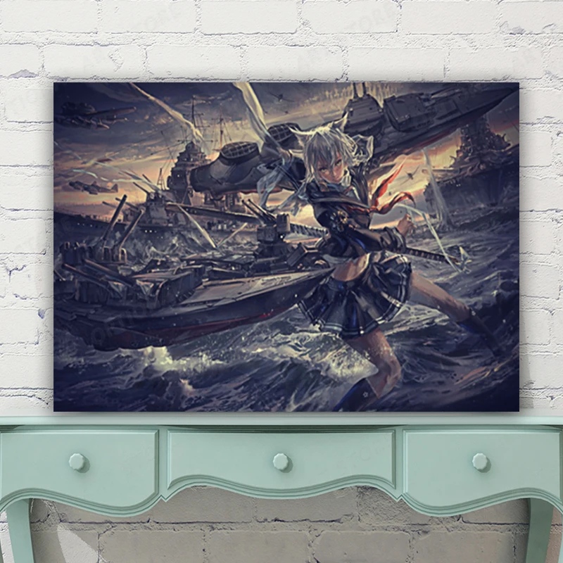 Картины на холсте для украшения манги картины дома HD печать настенное искусство