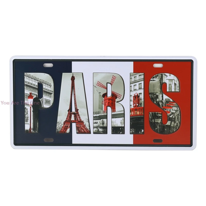 Потертая стена металлические жестяные знаки американский номерной знак для