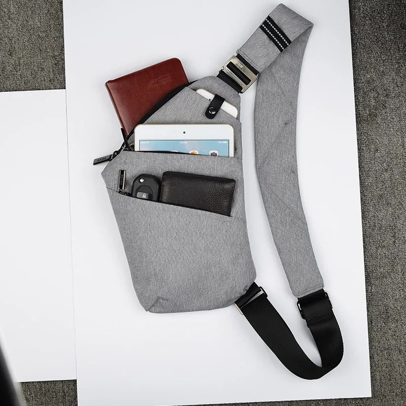 Холщовая нагрудная сумка H мужские спортивные дорожные сумки через плечо посылка