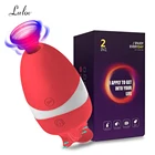 На присосках, для клитора Вибратор для женщин сосание сосков клитор мощный стимулятор оральный язык киска лизание секс-игрушки товары для взрослых