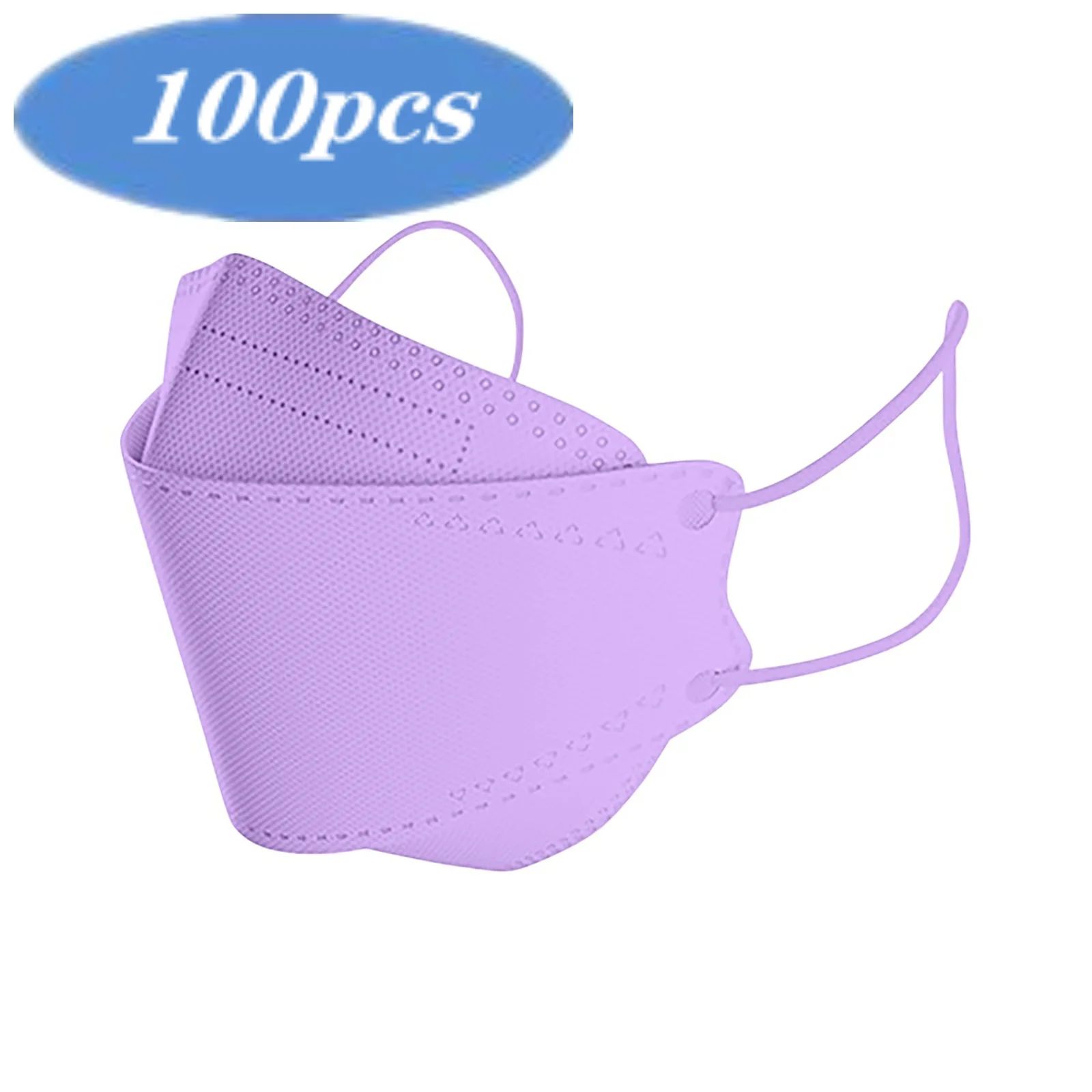 Маска для лица одноразовая в форме рыбы 4 слоя 100 шт. | Тематическая одежда и