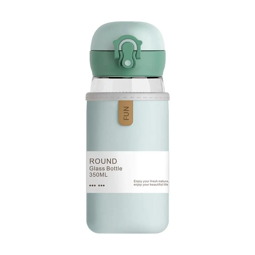 350 мл 2020 новая мини бутылка для воды стекло Экологичная кофе и напитков с анти