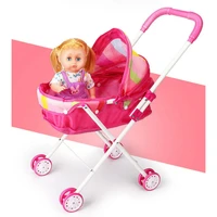 baby doll stroller applicable for 9 12inch reborn dolls or 25 30cm baby dolls kids girls furniture playset toy nursery bedroom