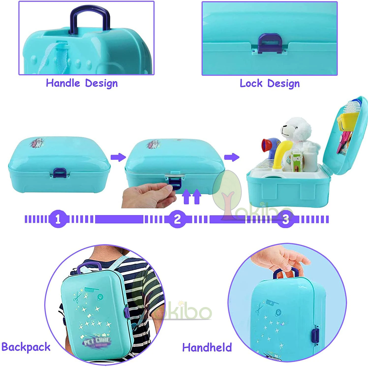 Игрушки для ролевых игр набор ухода за питомцами докторский комплект детей