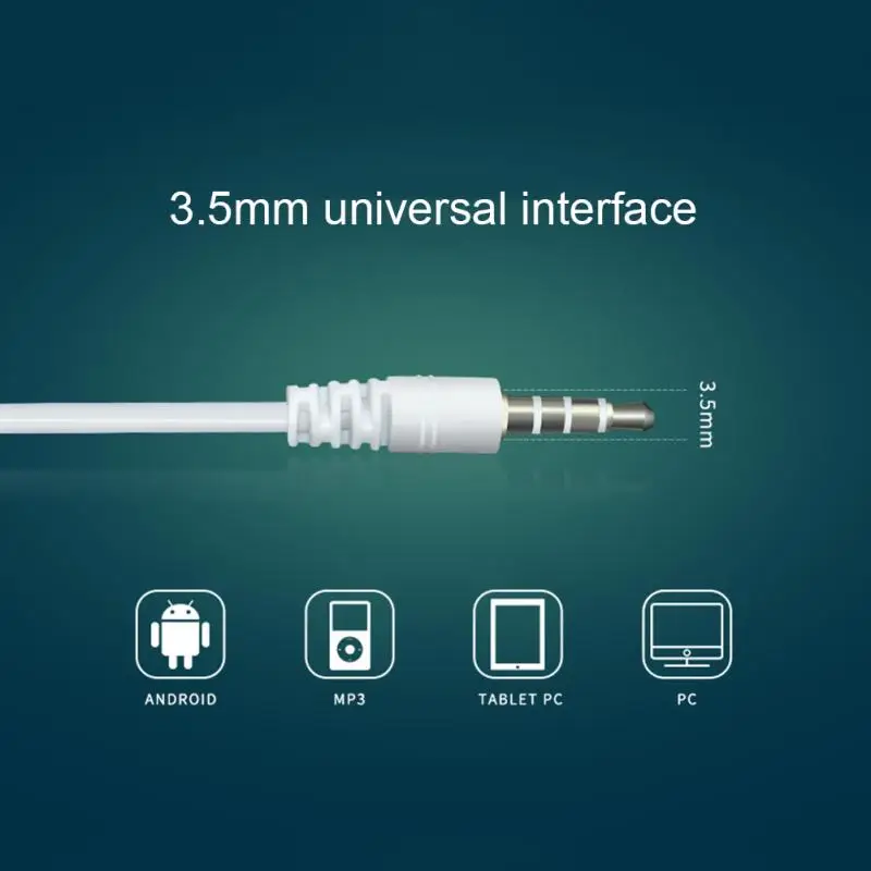 

In-ear flat earphone accessories earplugs Subwoofer with wheat earphones Wired in-line headset voice headset earplugs