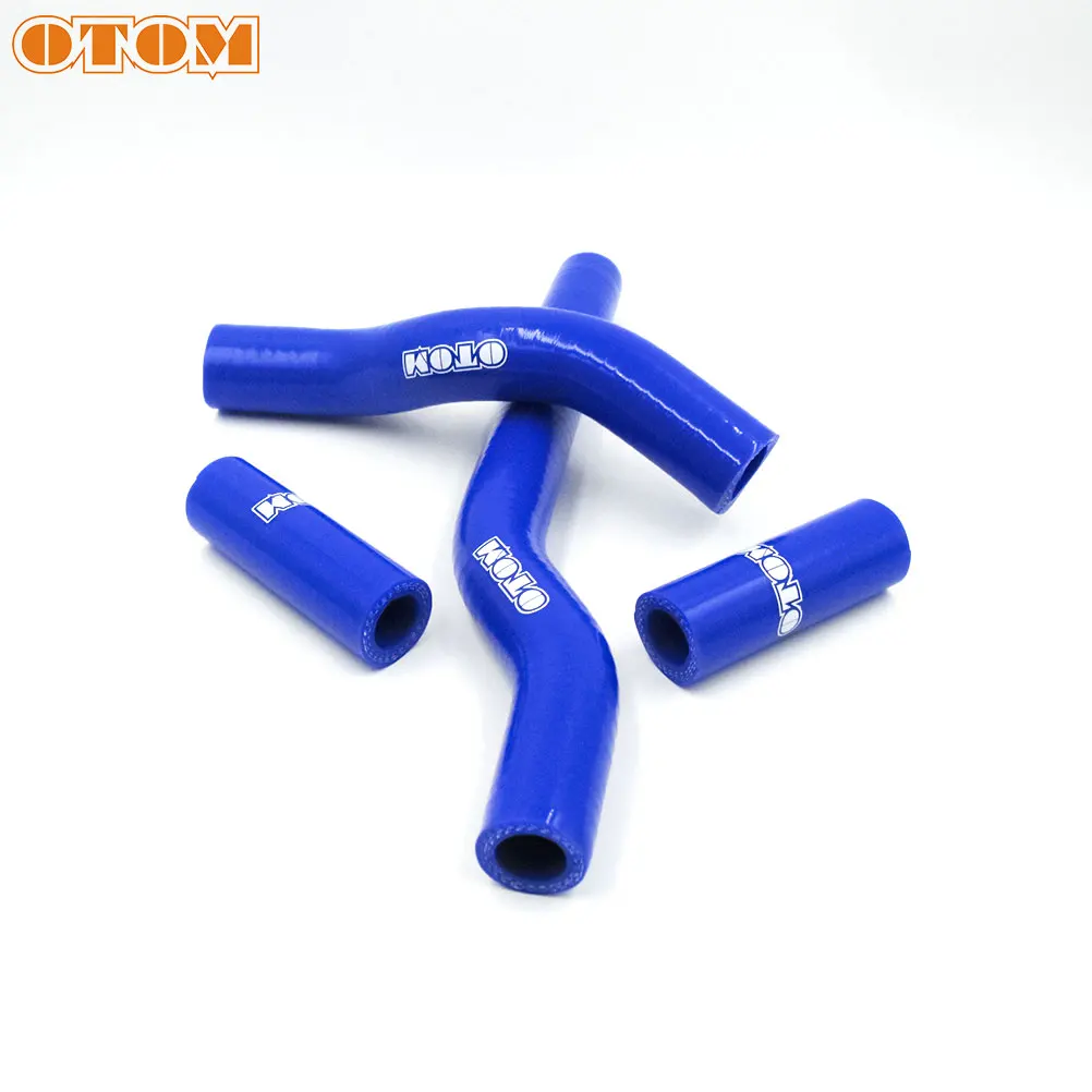 OTOM Motocross Radiator Hoses-RGM008 Blue Silica Gel Tube Water Tank Pipe For YAMAHA YZ250 YZ250X Off-Road Motorcycle Dirt Bike |