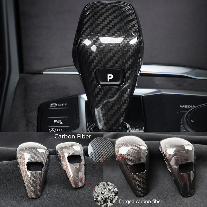

1 шт. сухая кованая ручка переключения передач из углеродного волокна, наклейка, крышка, отделка для BMW 3 серии G20 G21 Z4 G29 GT 2020 2021