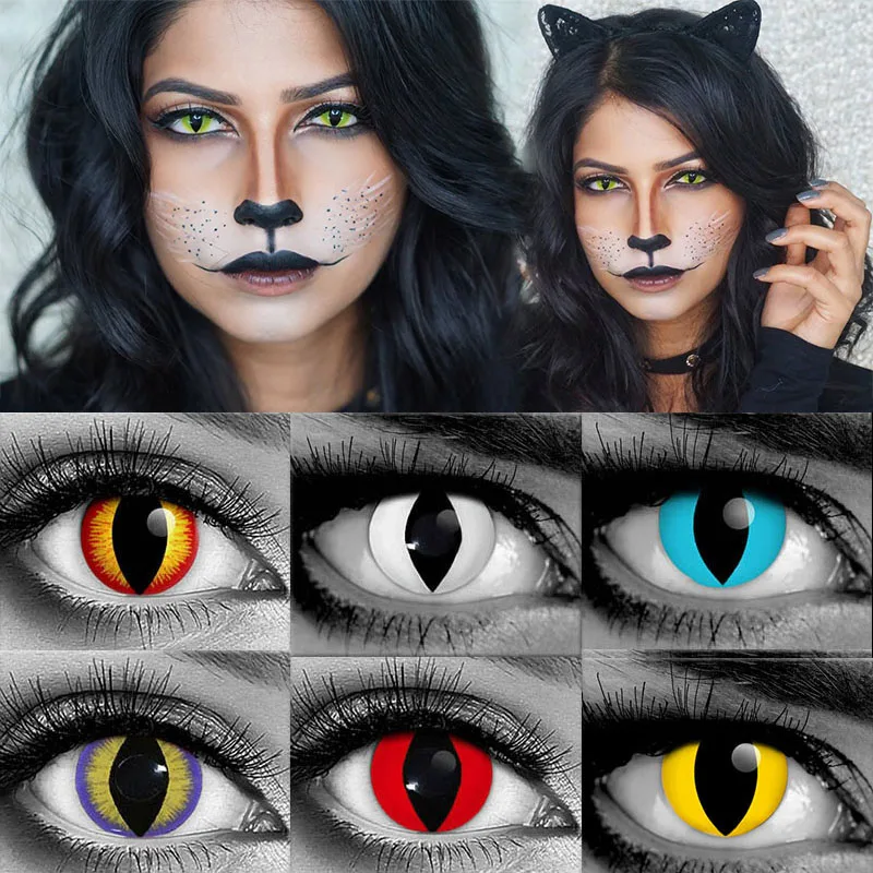 Искусственные Аниме Косплей сумасшедшие линзы оптом Какаси сасуке Шаринган