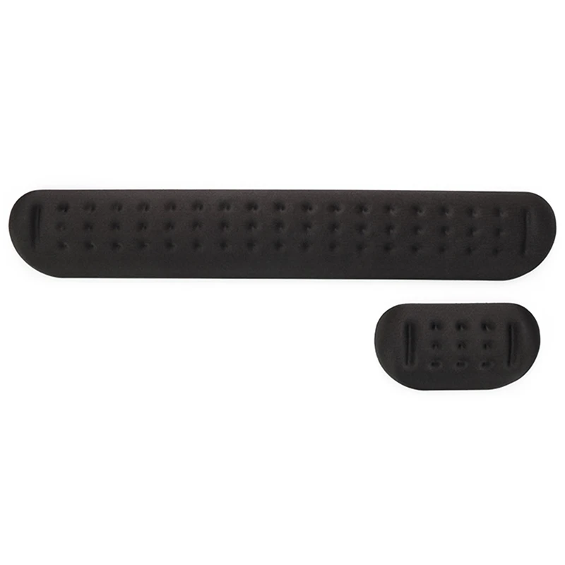 

Gaming Mouse Pad Wrist Rest Keyboard Pad Cloth Surface Slow Rebound Memory Foam Protection Wrist Mouse Pad Keyboard Pad