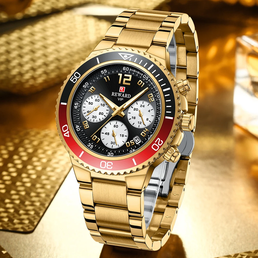 Часы наручные мужские кварцевые брендовые Роскошные водонепроницаемые