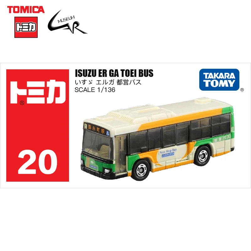 

TAKATA TOMY TOMICA литые мини модели автомобилей из сплава игрушки для мальчиков 20 ISUZU ER GA TOEI BUS