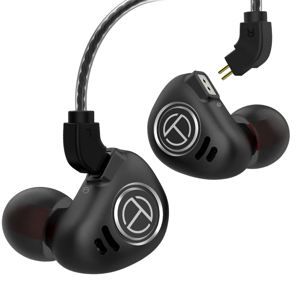 2019 TRN V90 1DD + 4BA гибридные Внутриканальные наушники HIFI DJ монитор для бега спортивные