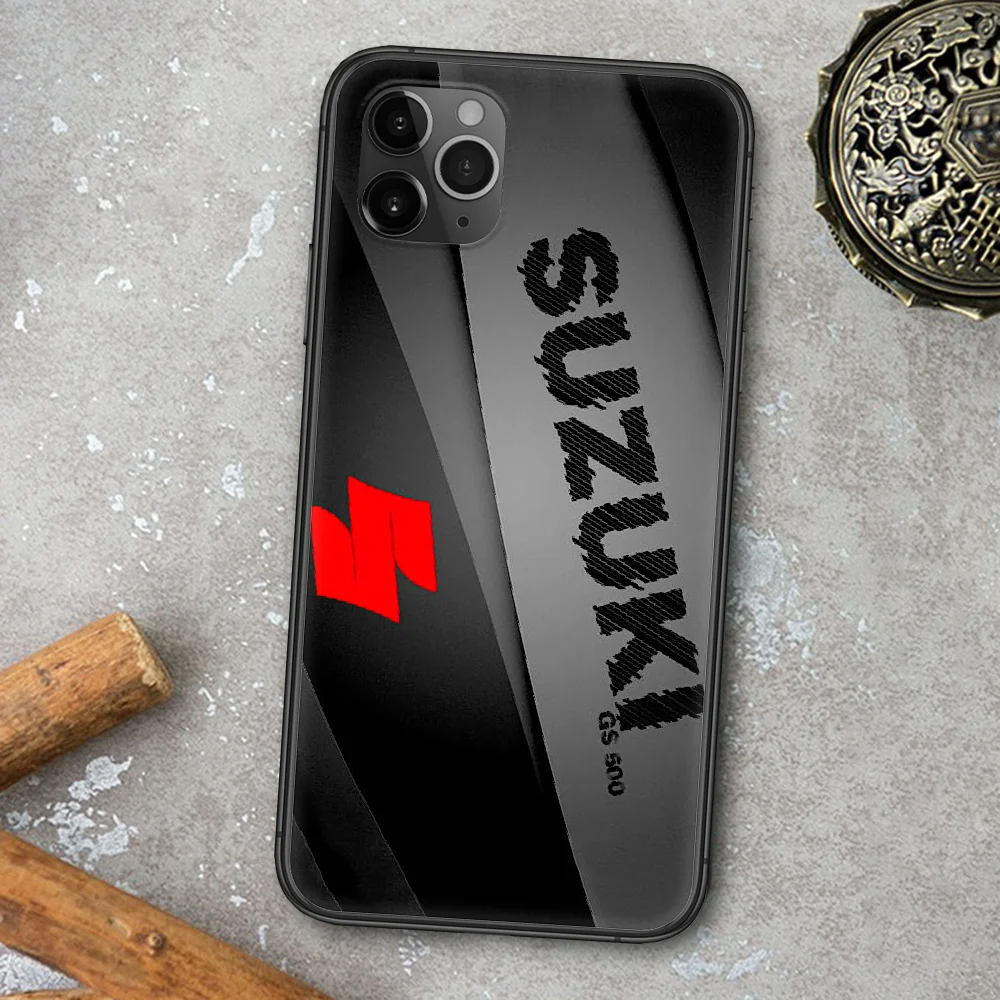 

Suzuki R Gsxr Gsx Car Phone Case For Iphone 4 4s 5 5S SE 5C 6 6S 7 8 Plus X XS XR 11 12 Mini Pro Max 2020 black Shell Painting