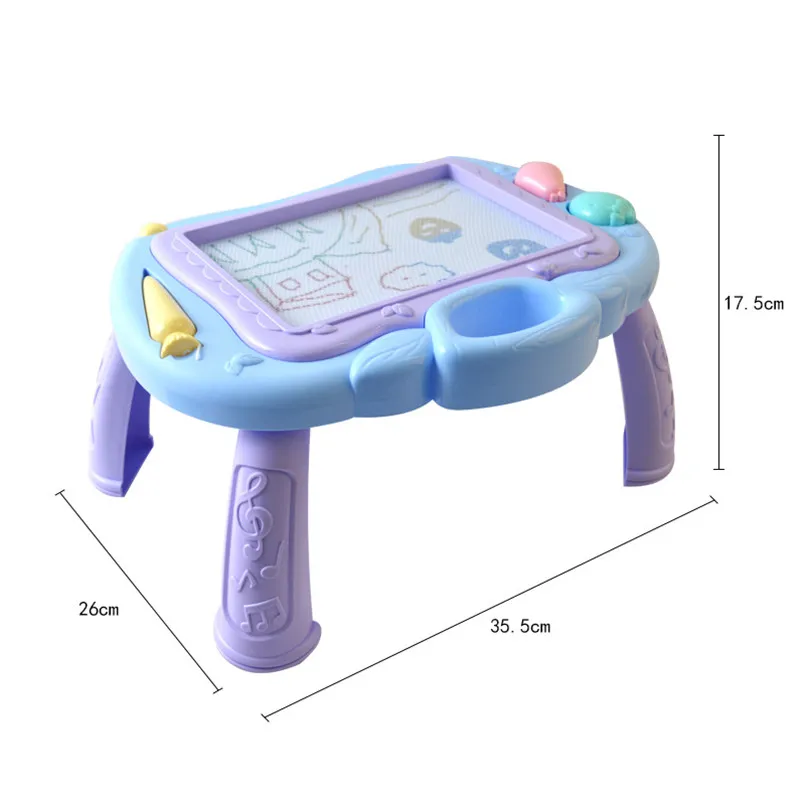 

Multi-Function Big Size Magnetic Drawing Tablet Desk Toys Painting Supplies Games For Children Girls Educational Paint Table Toy