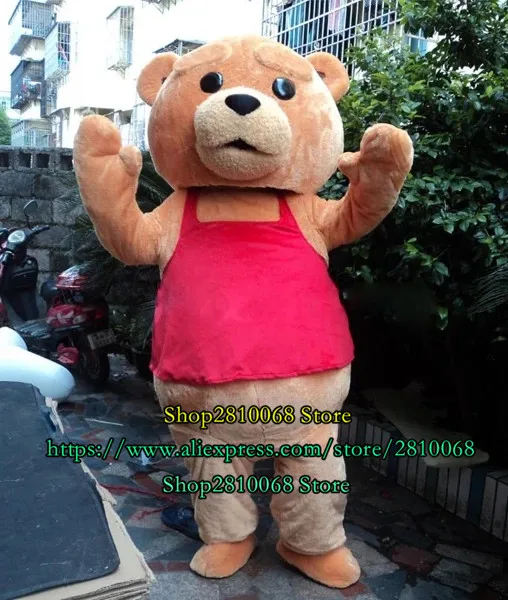 Фабричный магазин лидер продаж костюм-талисман медведя Тедди мультяшный Аниме