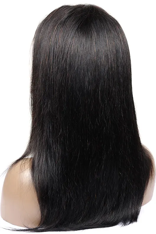 Парики из натуральных волос на кружеве, предварительно выщипанные 8-2" Pinshair, не Реми, бразильские 13*4 кружевные передние парики с детскими волосами 150
