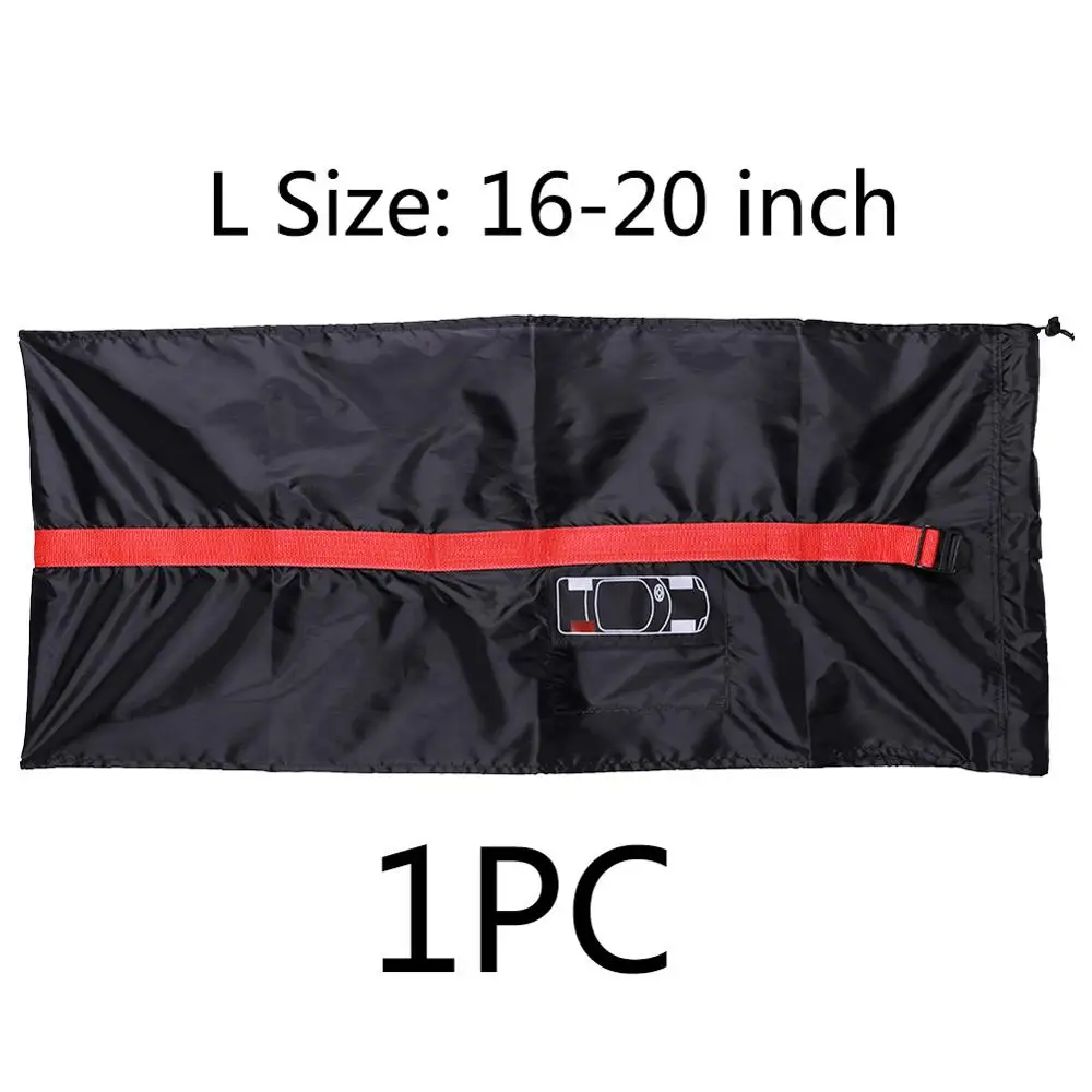Size L 1pc Black Чехол для автомобильных шин для автомобиля, чехол для запасных шин для гаража, аксессуары для автомобильных шин, защитная сумка для хранения шин, чехлы для автомобилей, размер S/L - Цвет: Size L 1pc Black