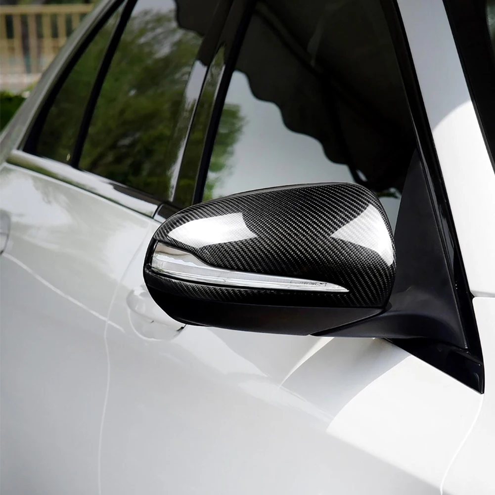 

Отделение из углеродного волокна для Mercedes Benz C Class W205 GLC X253 2015 2016 2017 автомобильное внешнее зеркало заднего вида