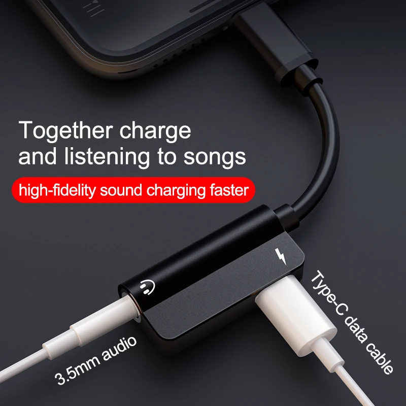 Адаптер для наушников 2 в 1 с USB Type C на 3 5 мм Leeco Le Max 2/Pro S3 Aux | Мобильные телефоны и