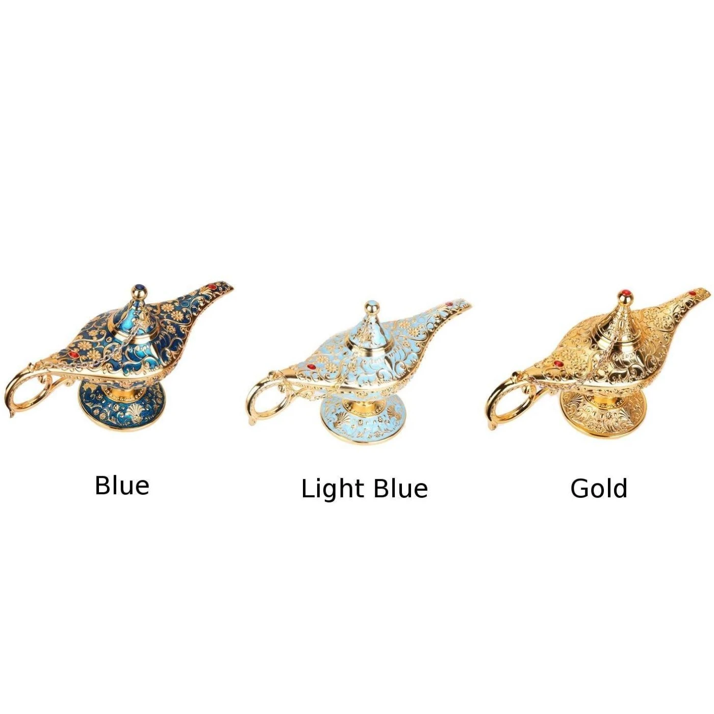 Zinc Alloy Aladdin Lamp Decor Wishing Tea Oil Pot Fairy Tale Craft Gift | Дом и сад