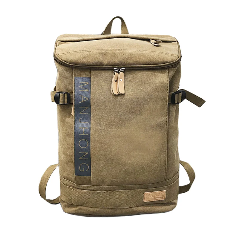 Холщовый мужской рюкзак 2020 новая молодежная модная сумка Повседневная